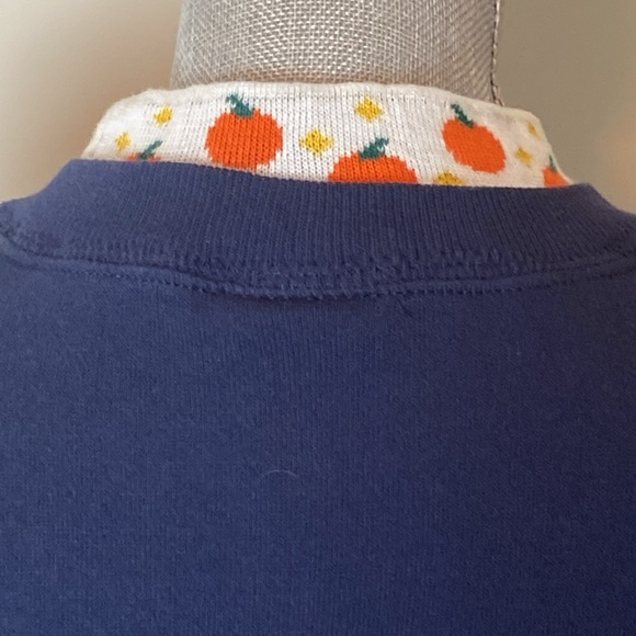 Fall Patchwork Scarecrow, Pumpkins, Halloween Theme Sweatshirt Pullover XL - Picture 9 of 13